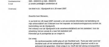 Thumbnail image for Vragen over inspraak- en besluitvormingsproces herinrichting Vijzelgracht